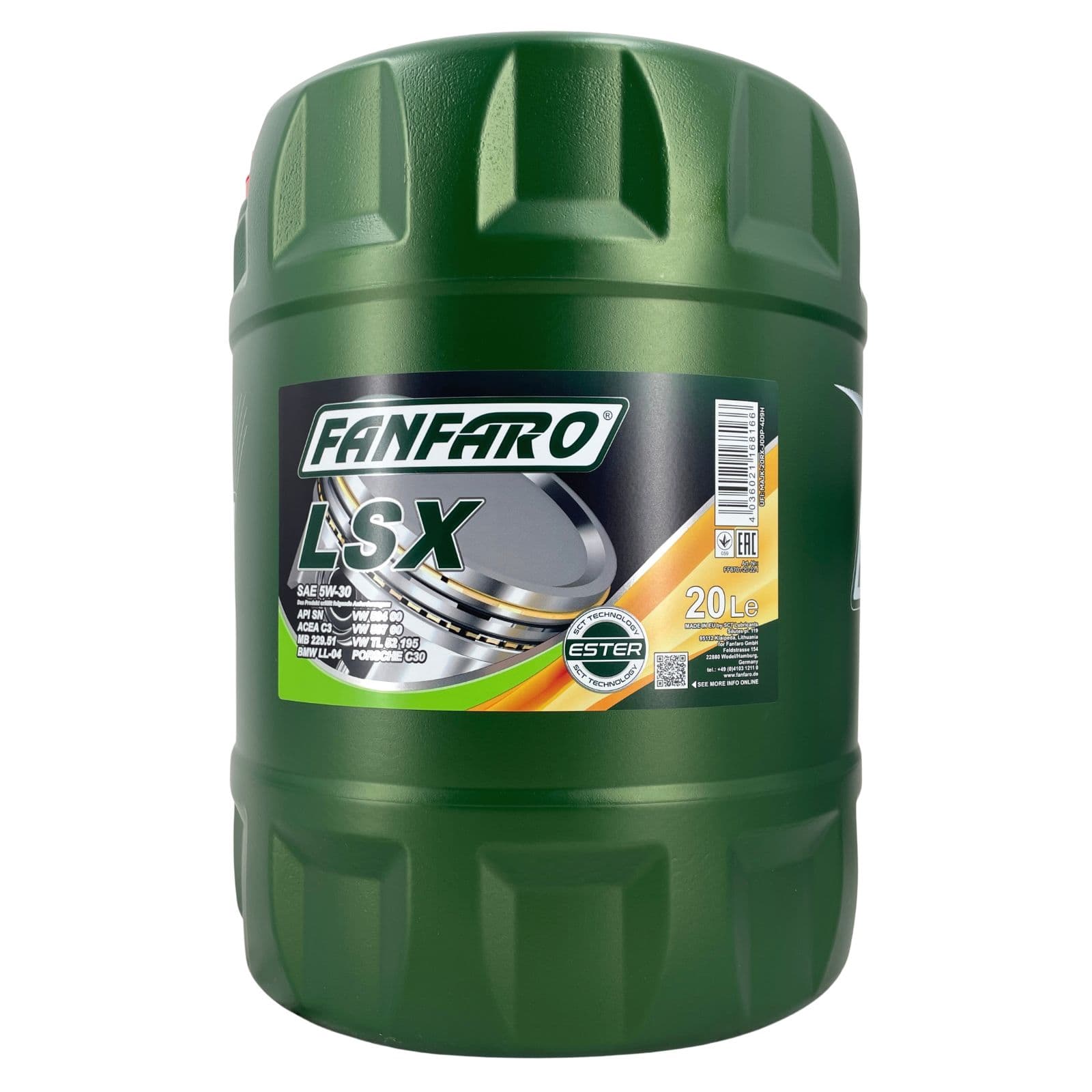 Fanfaro LSX 5W-30, 20 L