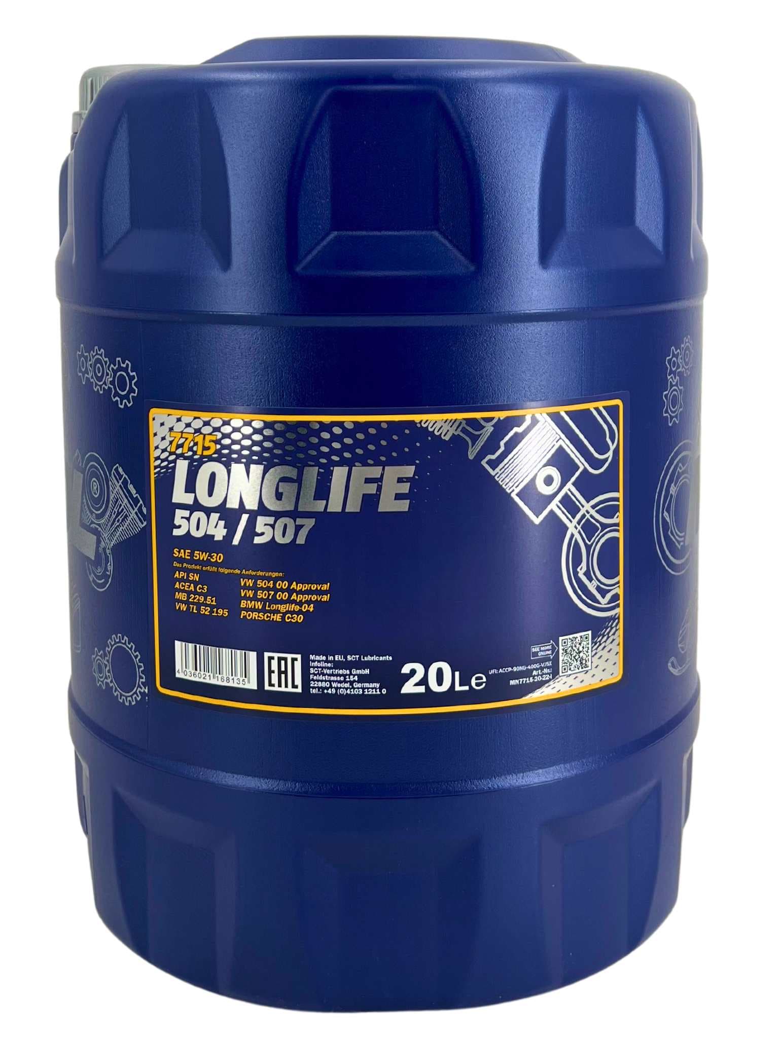 Mannol Longlife 504 507 5W-30