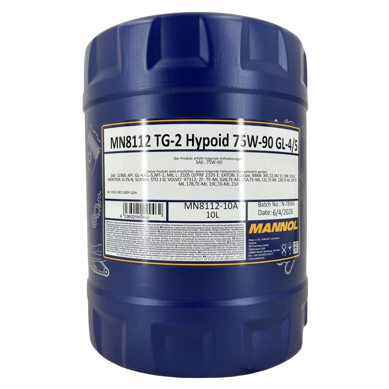 Mannol TG-2 Hypoid GL-4 5 75W-90