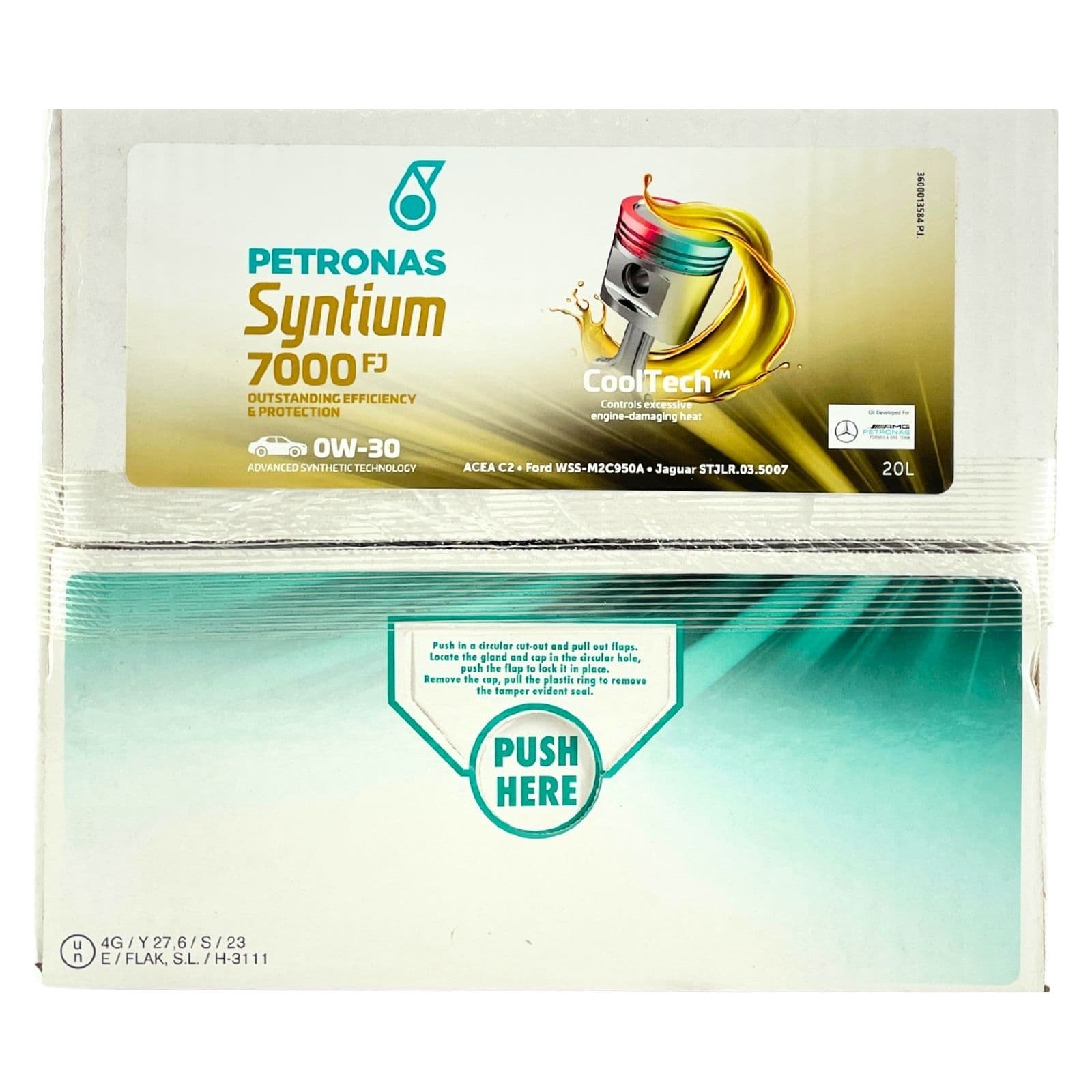 Petronas Syntium 7000 FJ SN 0W-30, 20 L