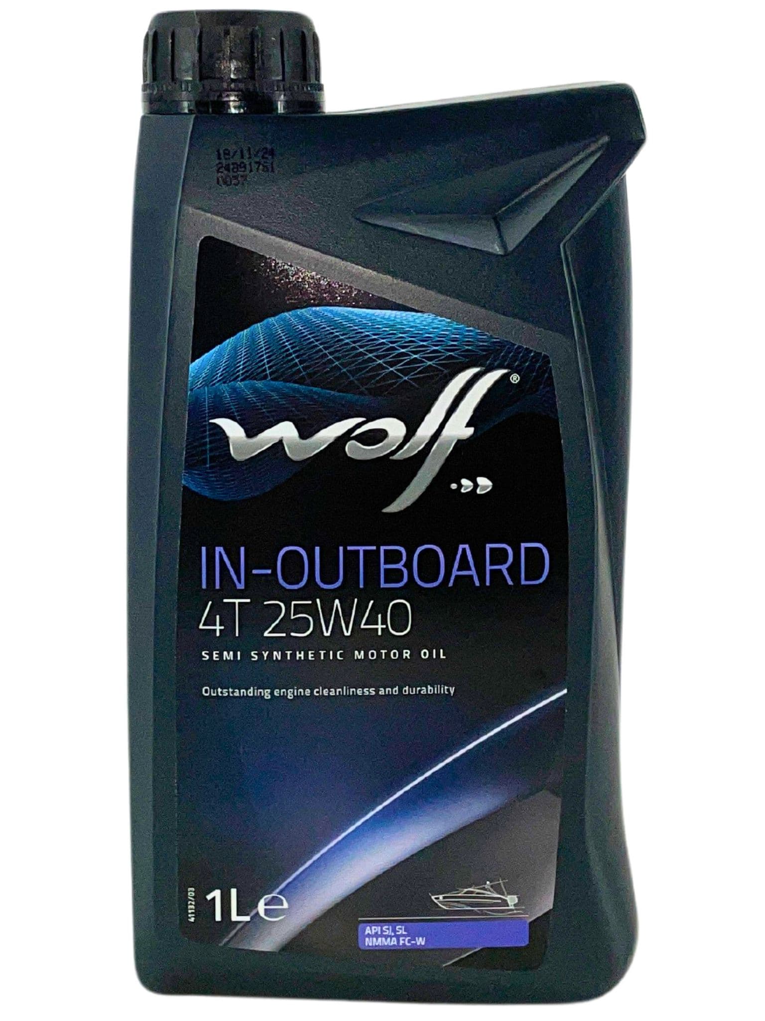 Wolf In-Outboard 4T 25W-40