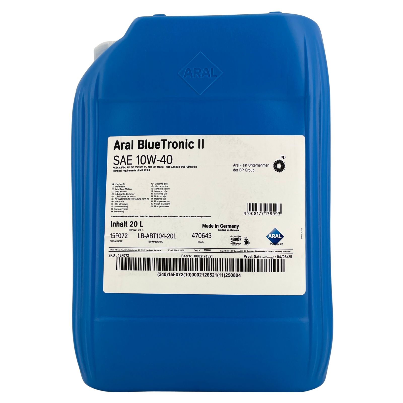 Aral Bluetronic Ii 10W-40