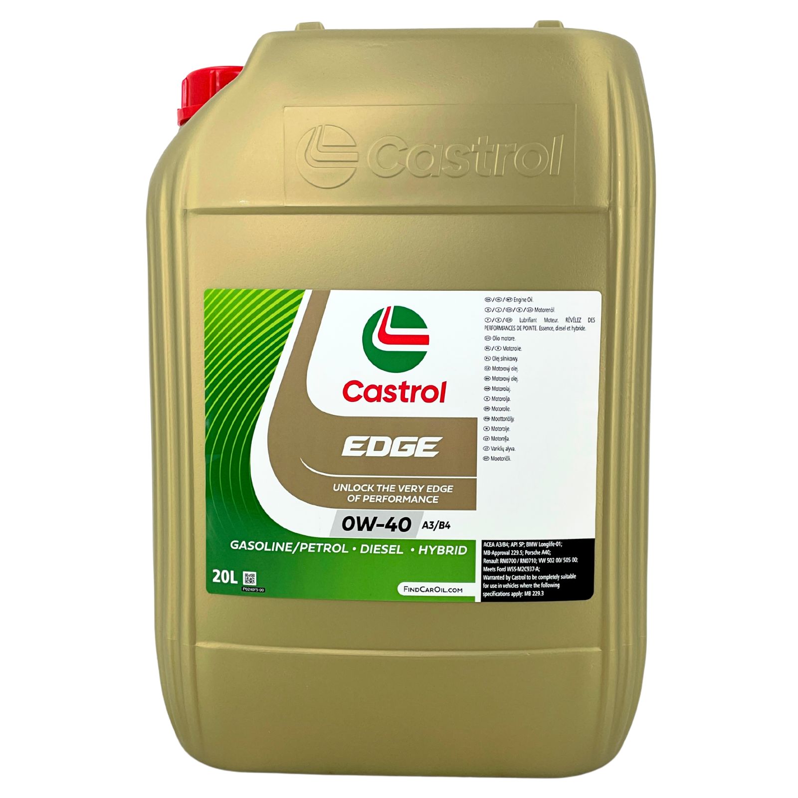 Castrol Edge A3 B4 0W-40