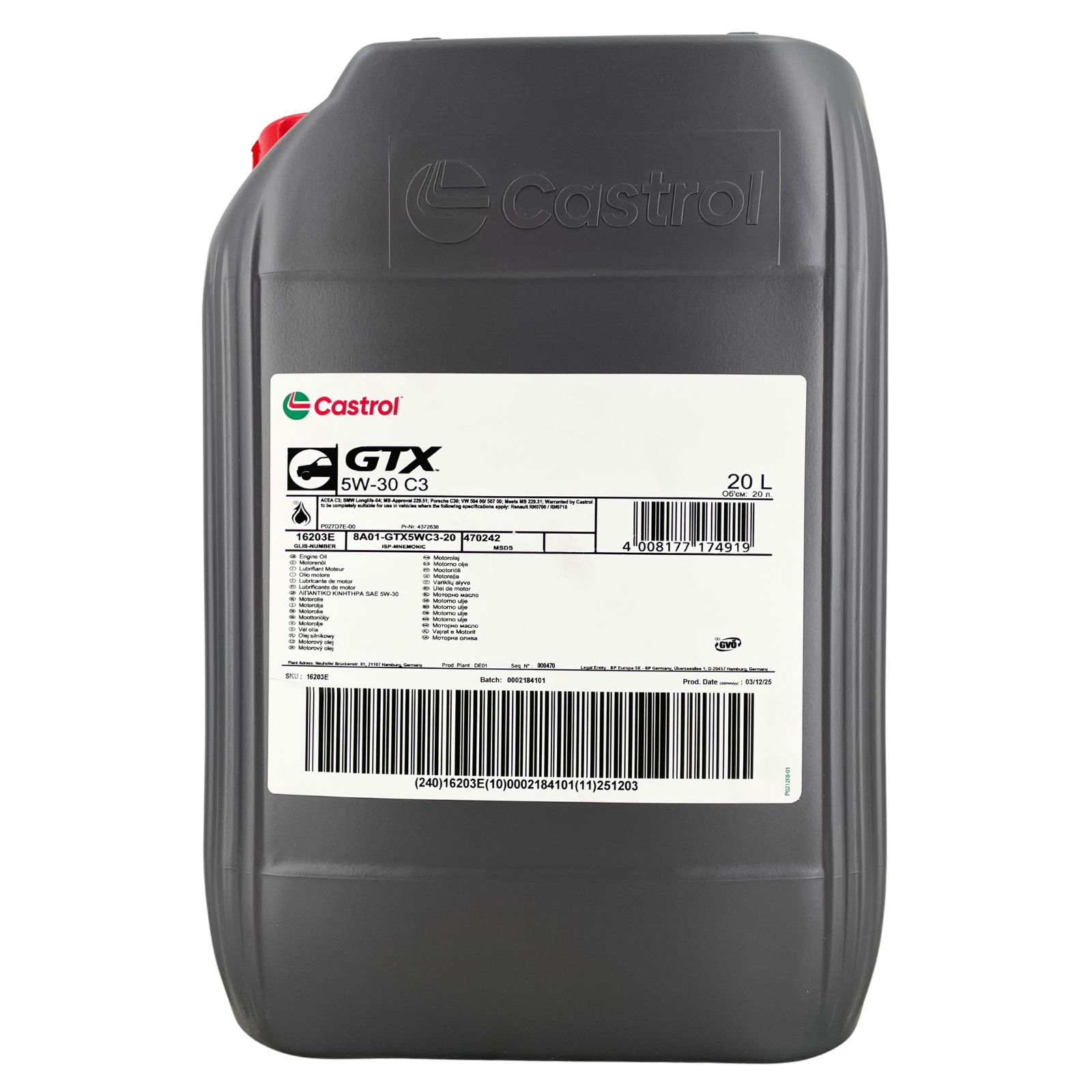 Castrol Gtx C3 5W-30