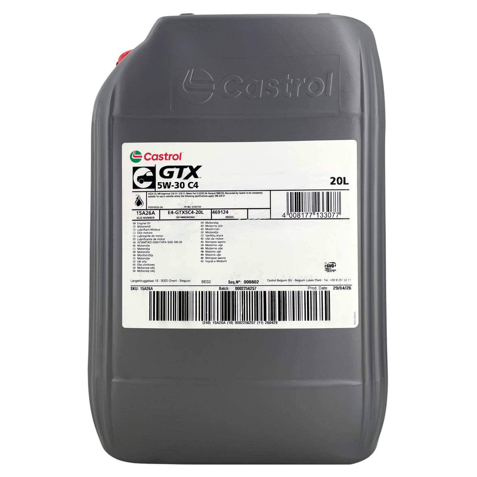 Castrol Gtx C4 5W-30