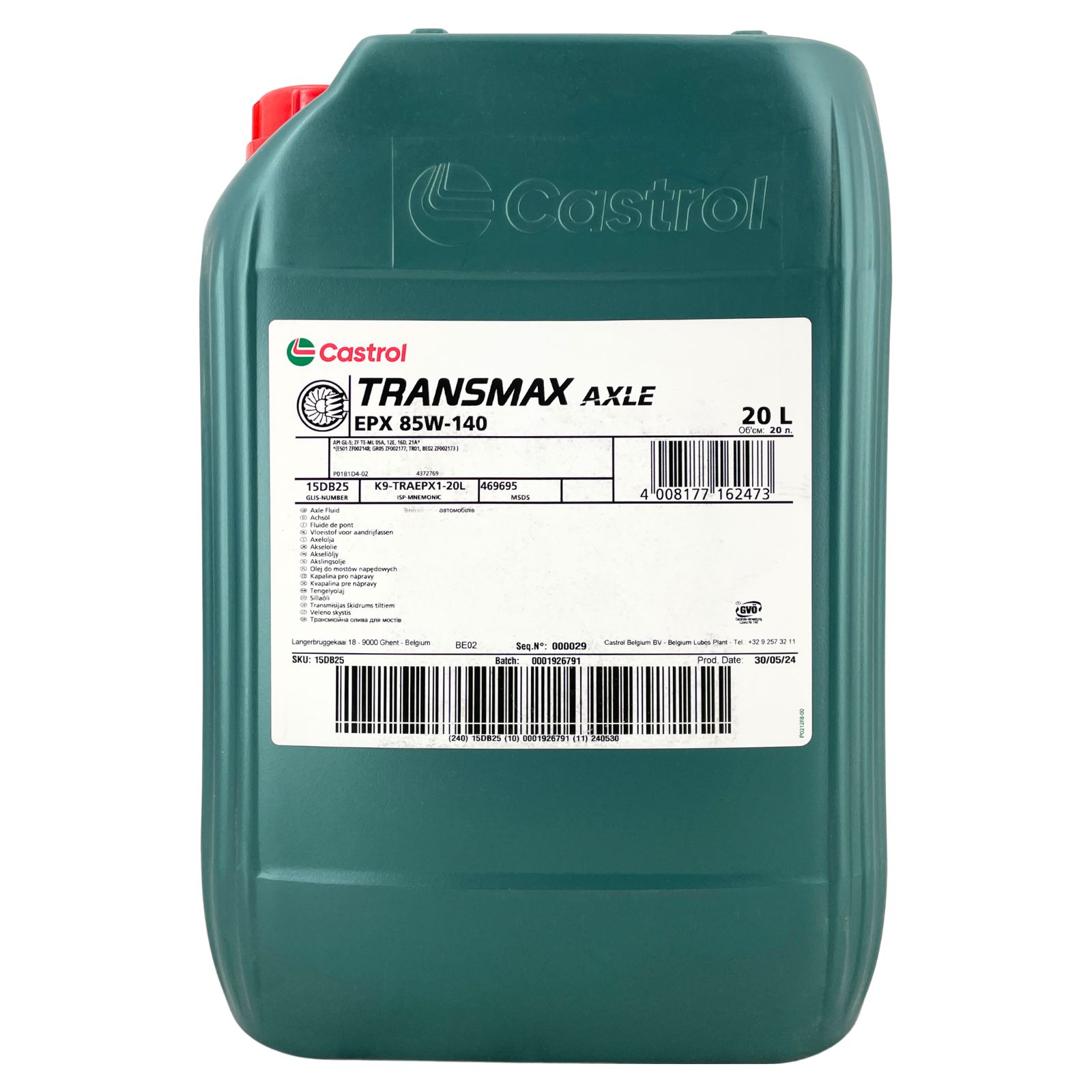 Castrol Transmax Axle Epx 85w-140