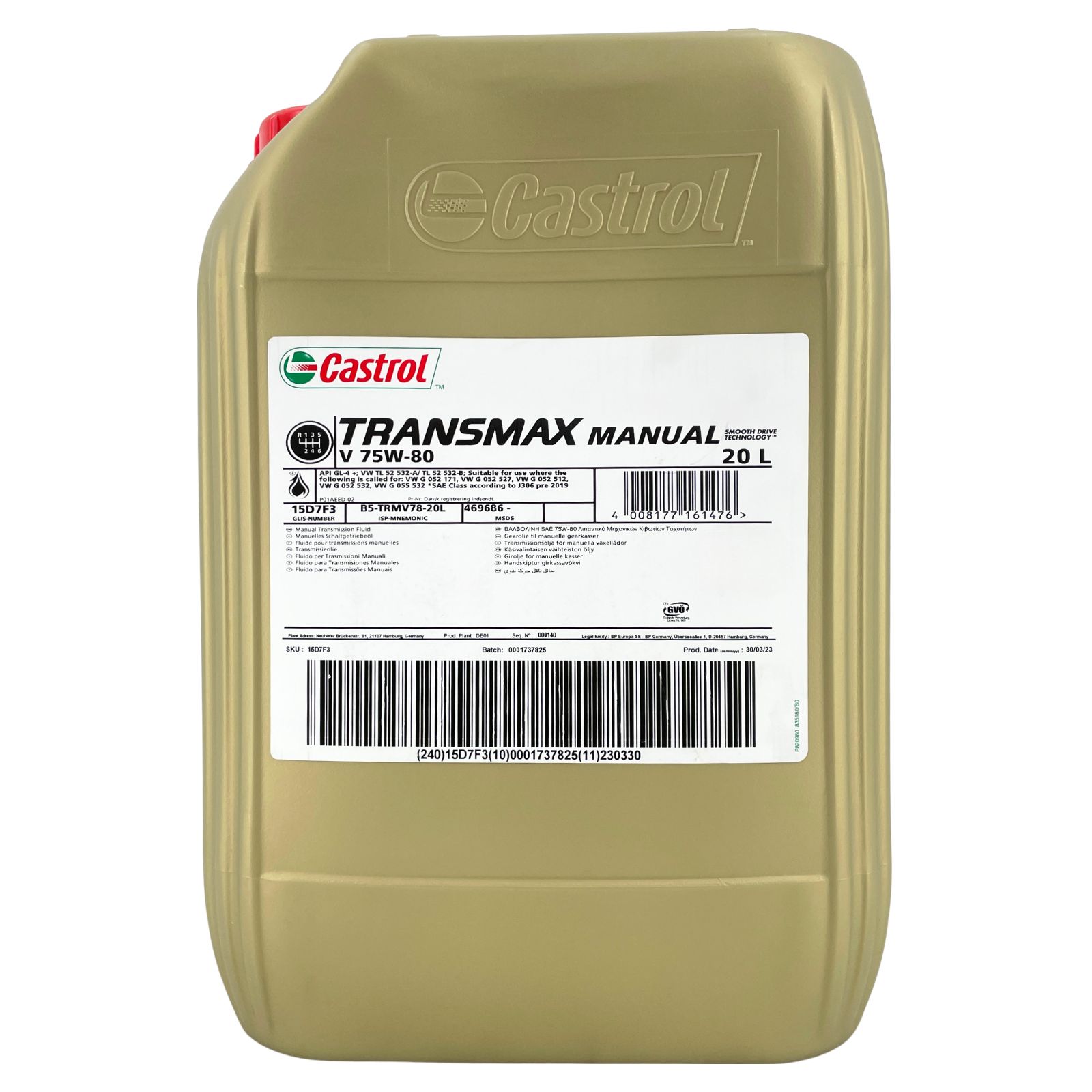 Castrol Transmax Manual V 75W-80