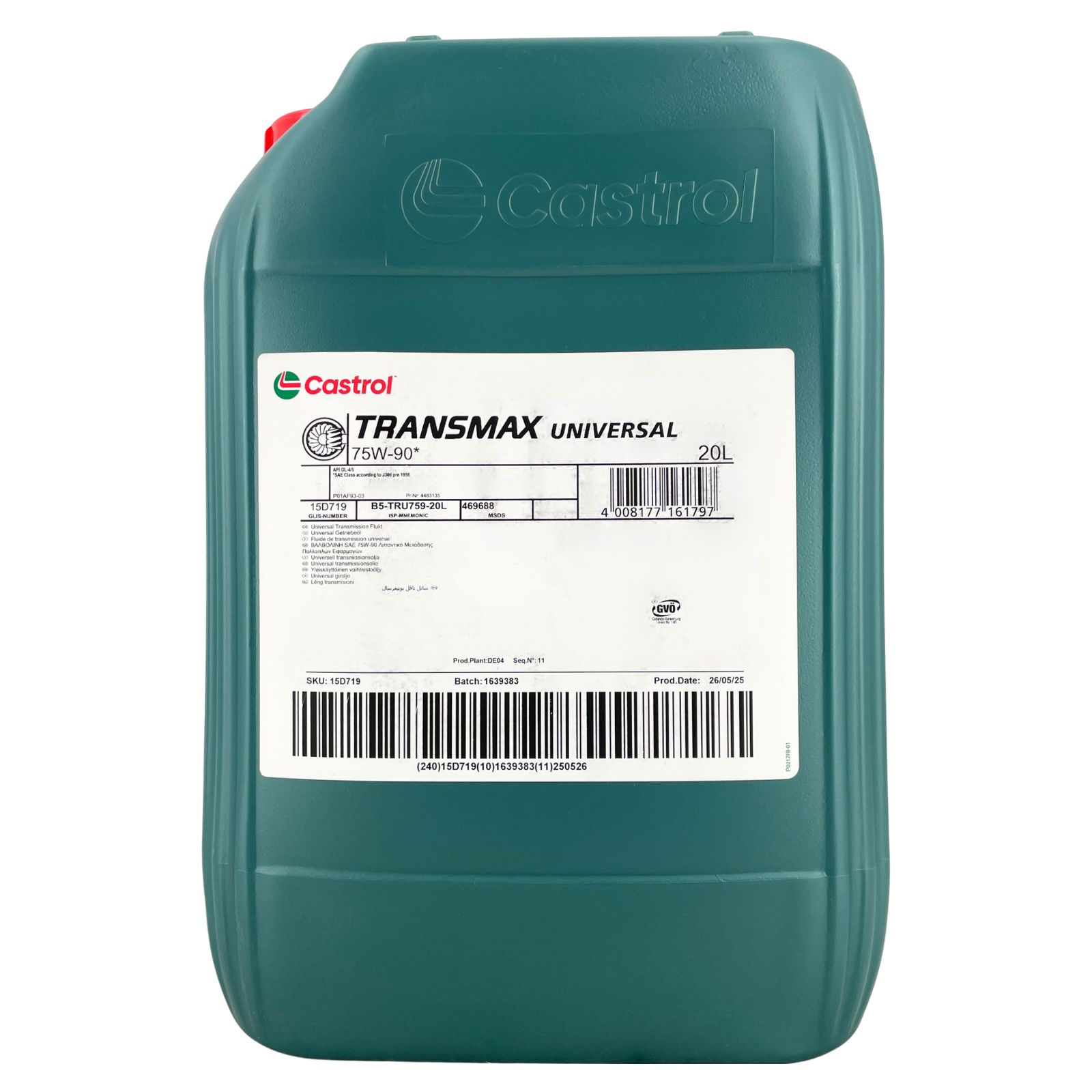 Castrol Transmax Universal 75W-90