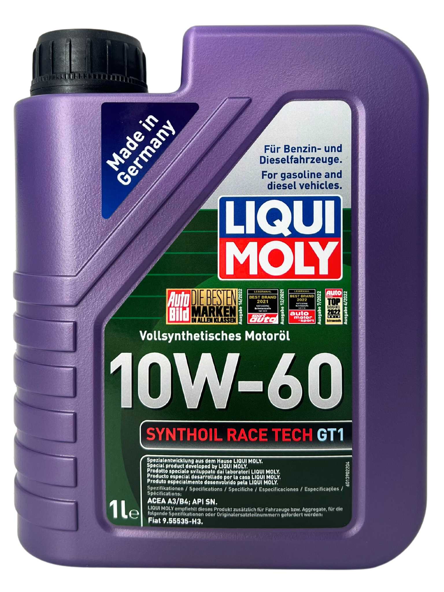 Liqui Moly Synthoil Race Tech Gt1 10W-60