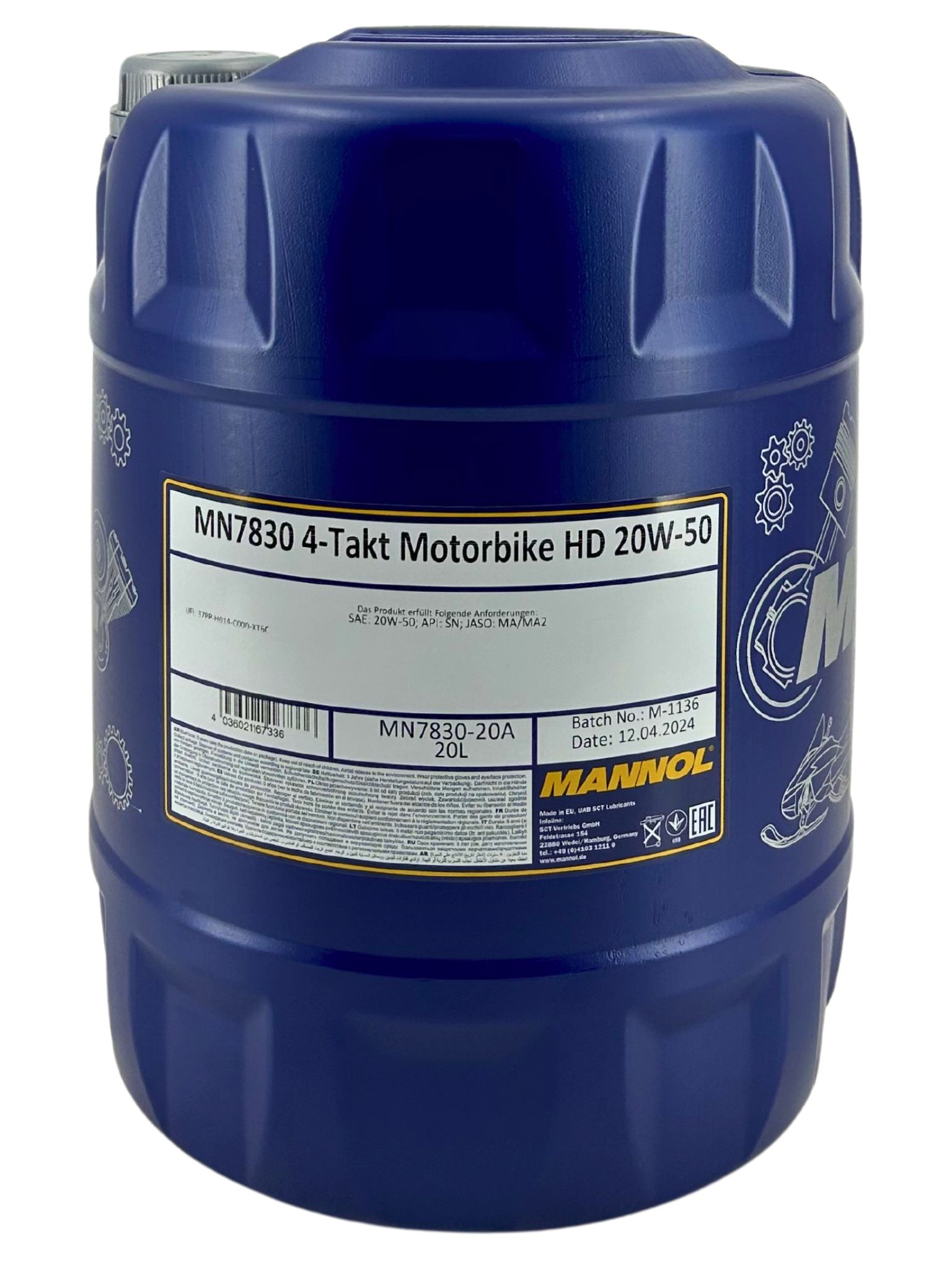 Mannol 4-Takt Motorbike Hd 20W-50