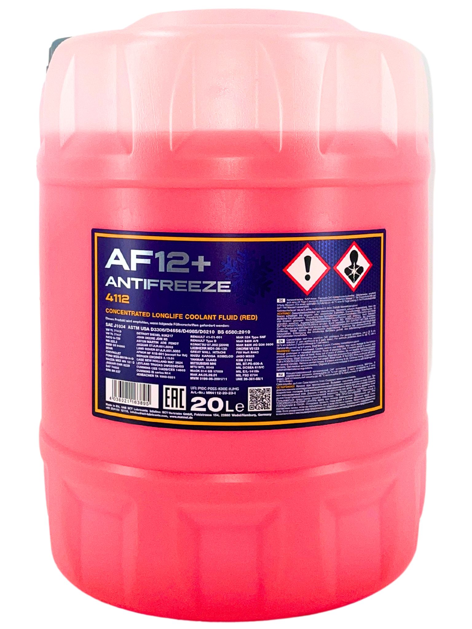 Mannol Antifreeze Af12 Longlife Frostschutz Konzentrat