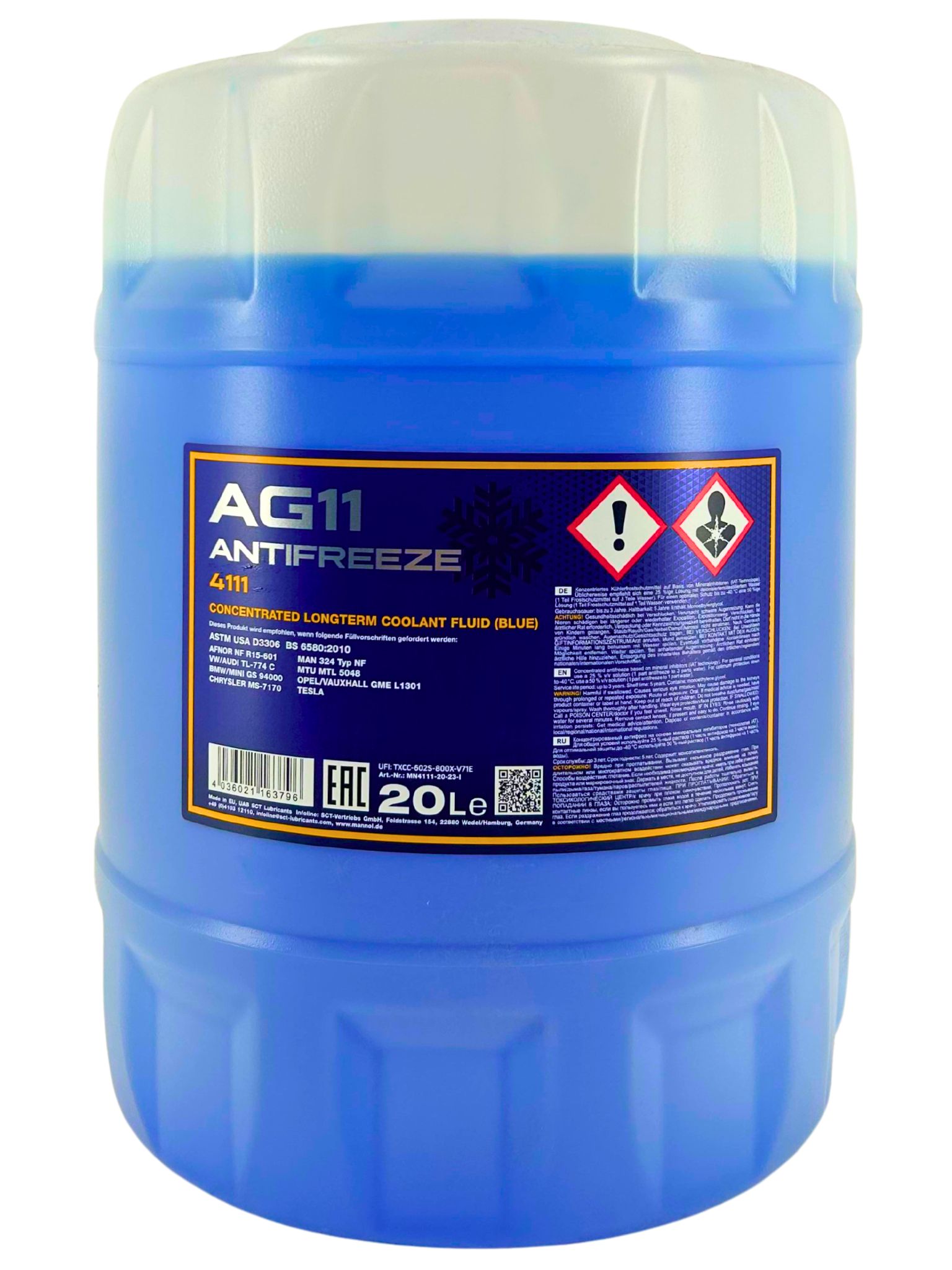 Mannol Antifreeze Ag11 Frostschutz Konzentrat