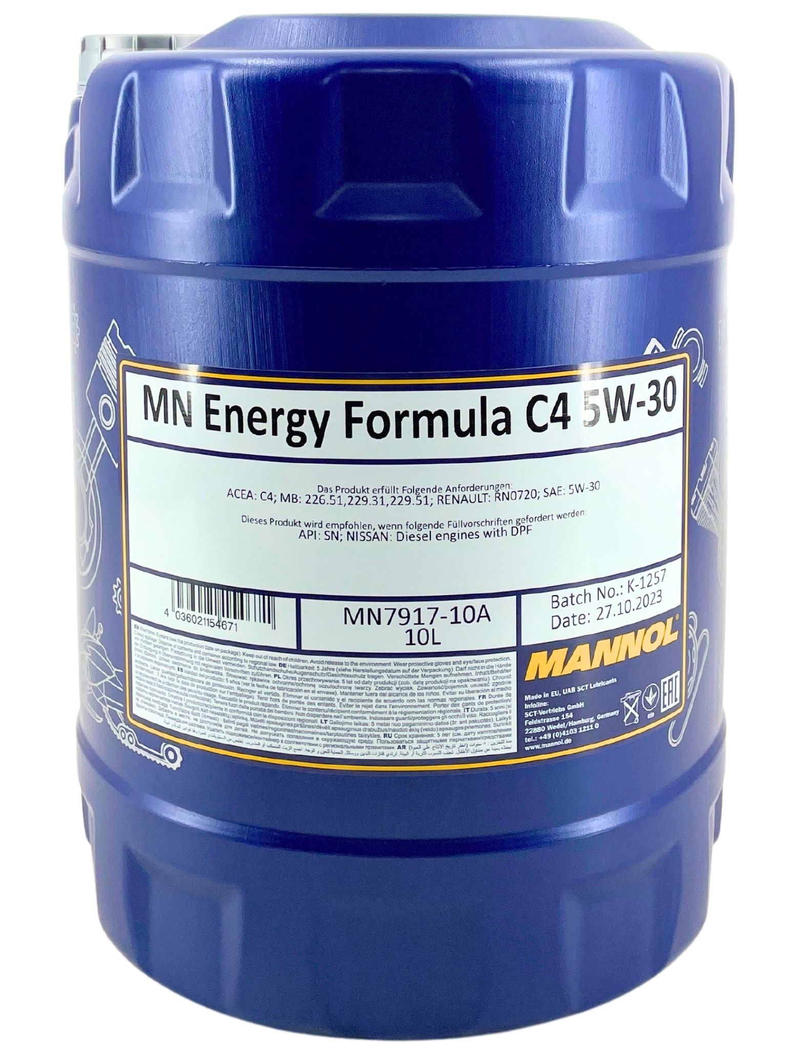 Mannol Energy Formula C4 5W-30