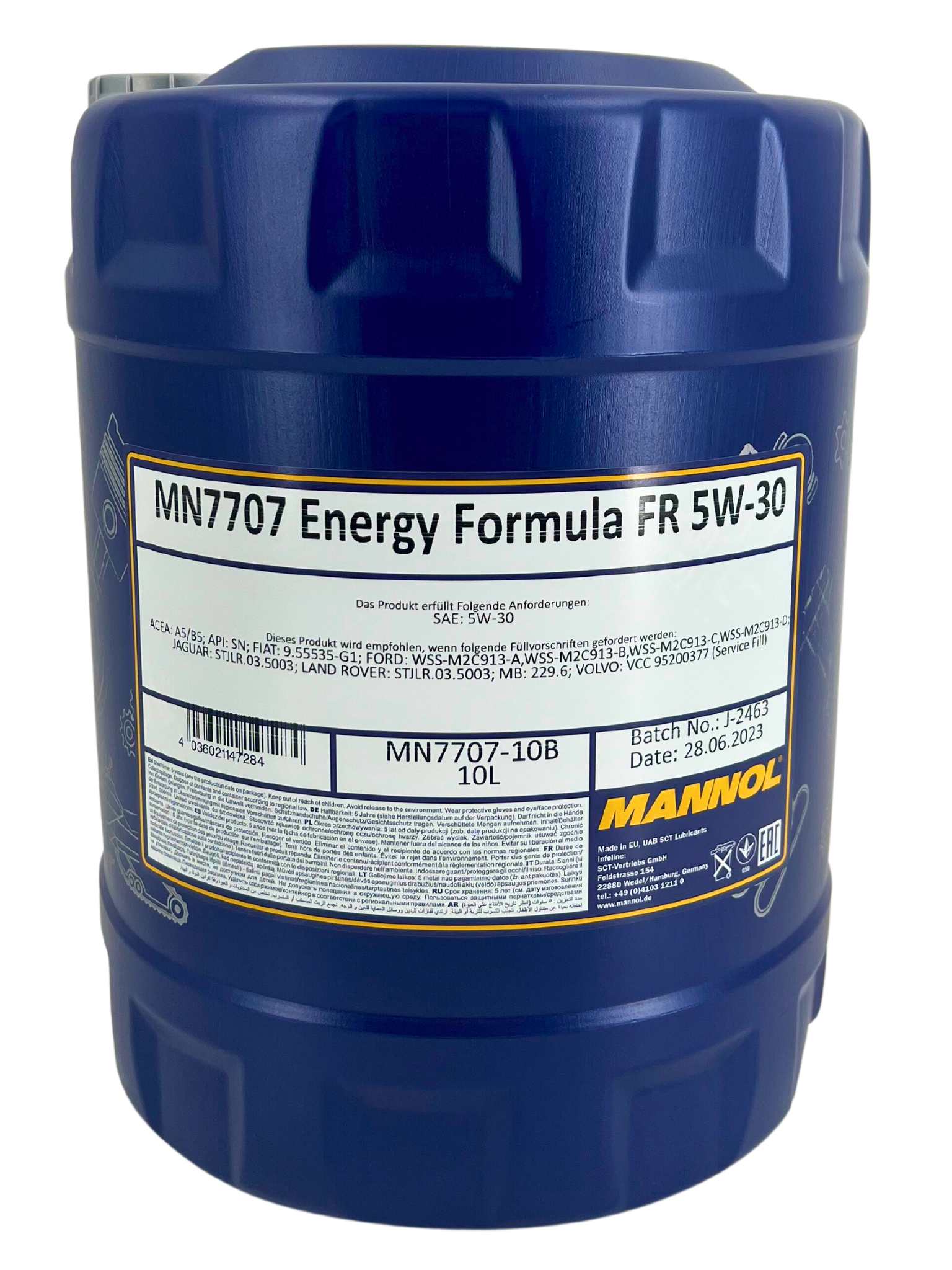 Mannol Energy Formula Fr 5W-30