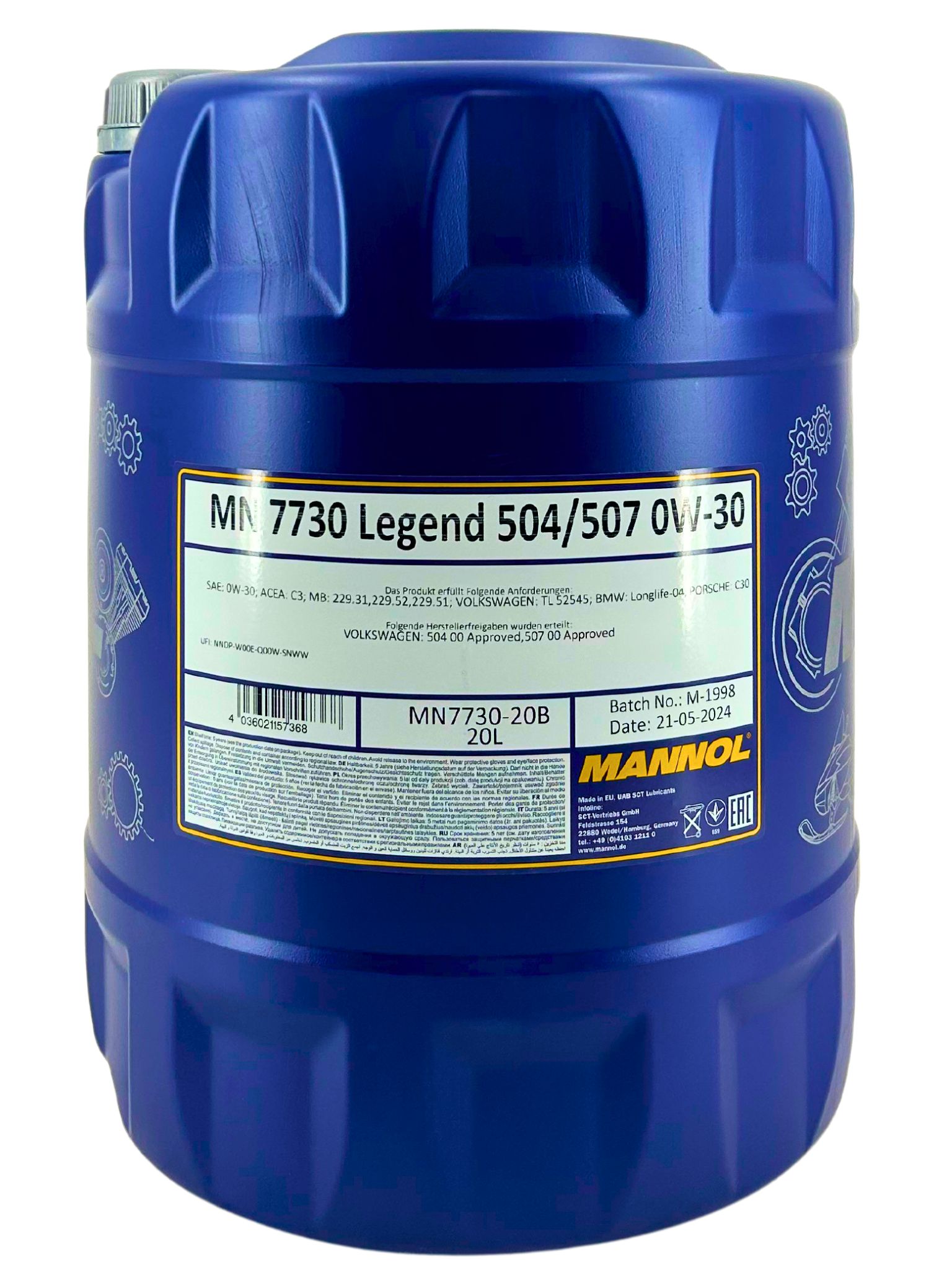 Mannol Legend 504 507 0W-30