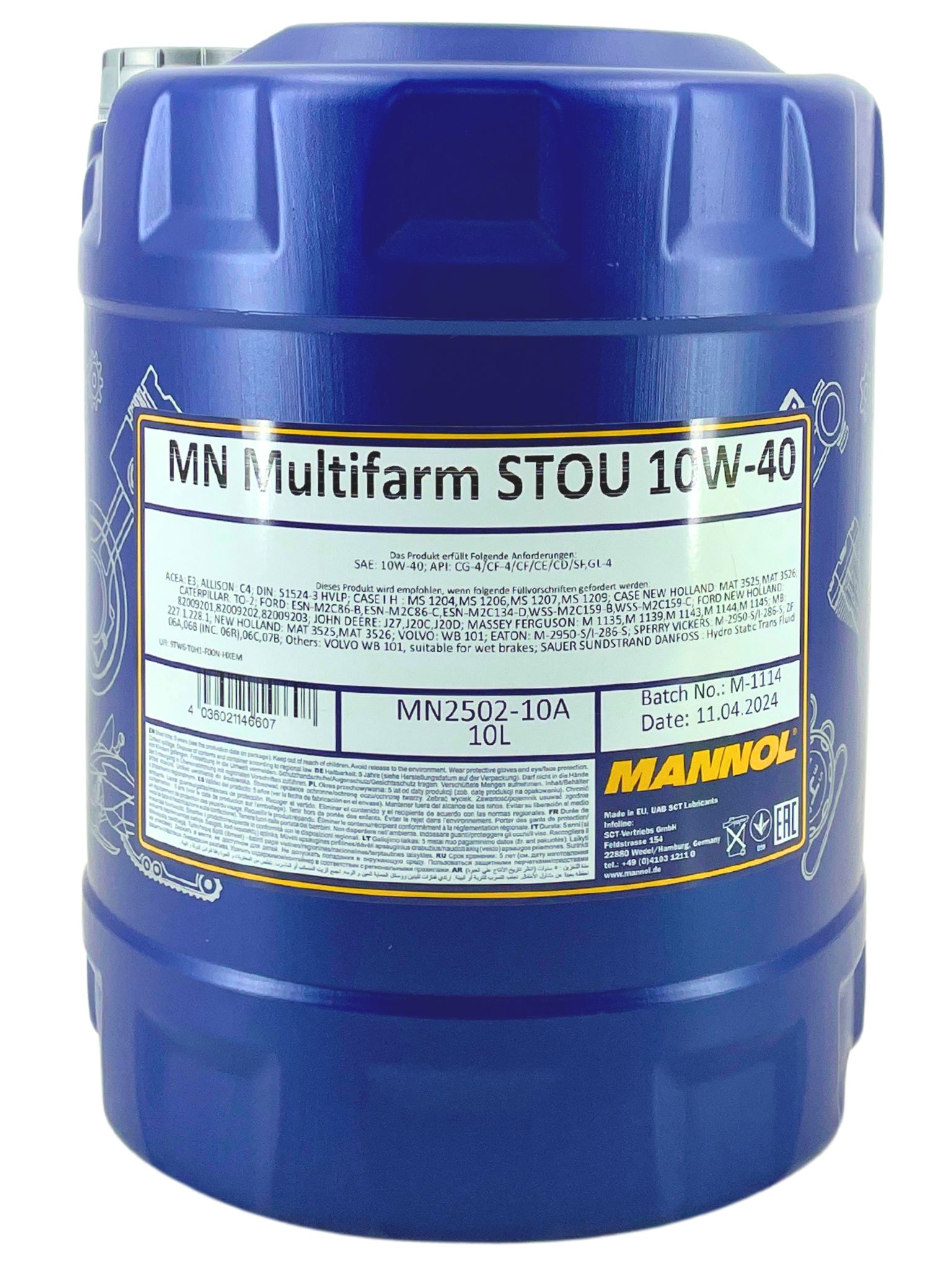 Mannol Multifarm Stou 10W-40