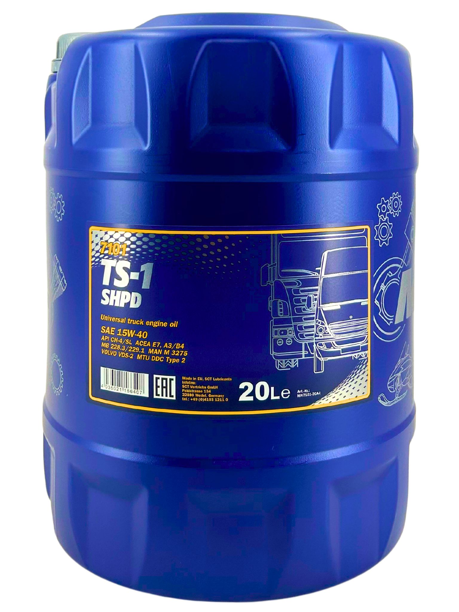 Mannol Ts-1 Shpd 15W-40
