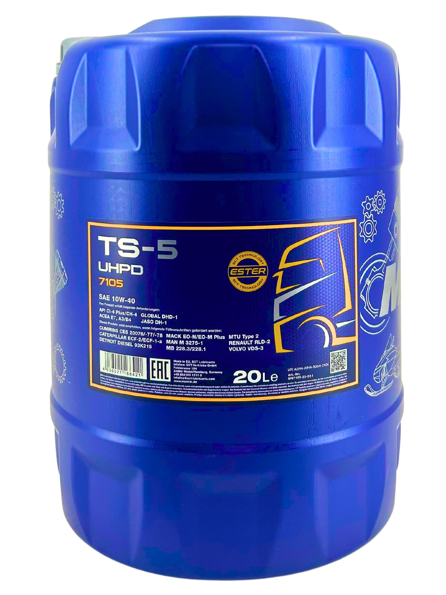Mannol Ts-5 Uhpd 10W-40