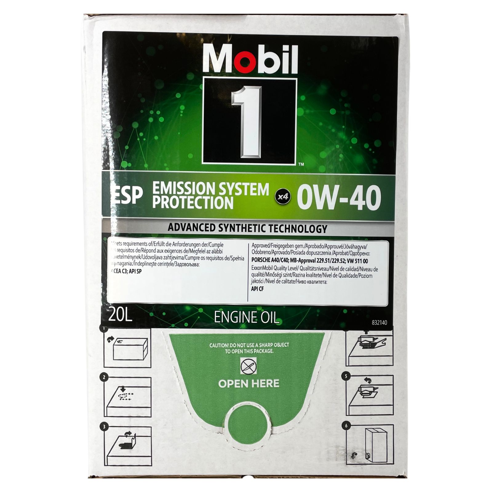 Mobil 1 Esp X4 Bag-In Box 0W-40