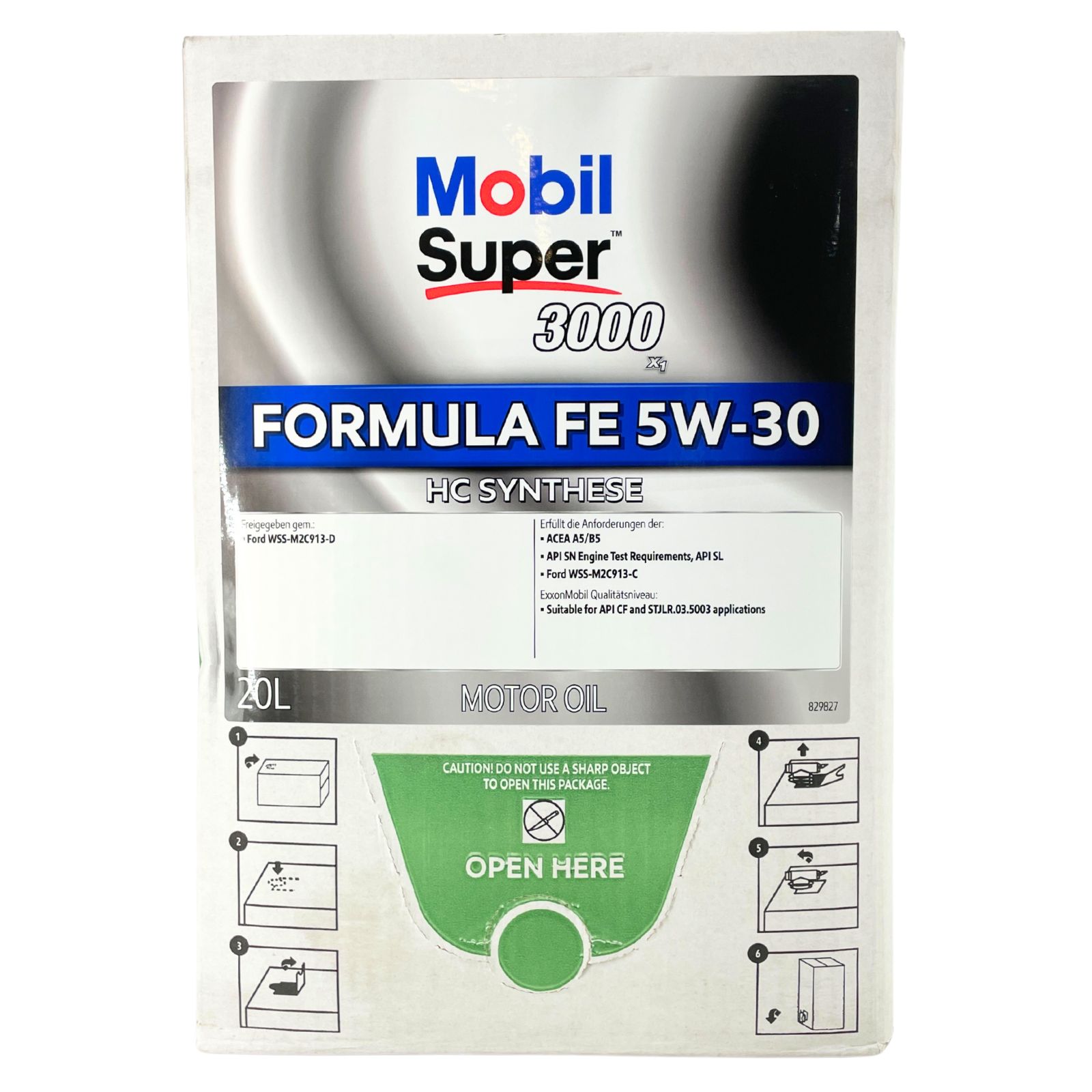 Mobil Super 3000 X1 Formula Fe Bag-In Box 5W-30