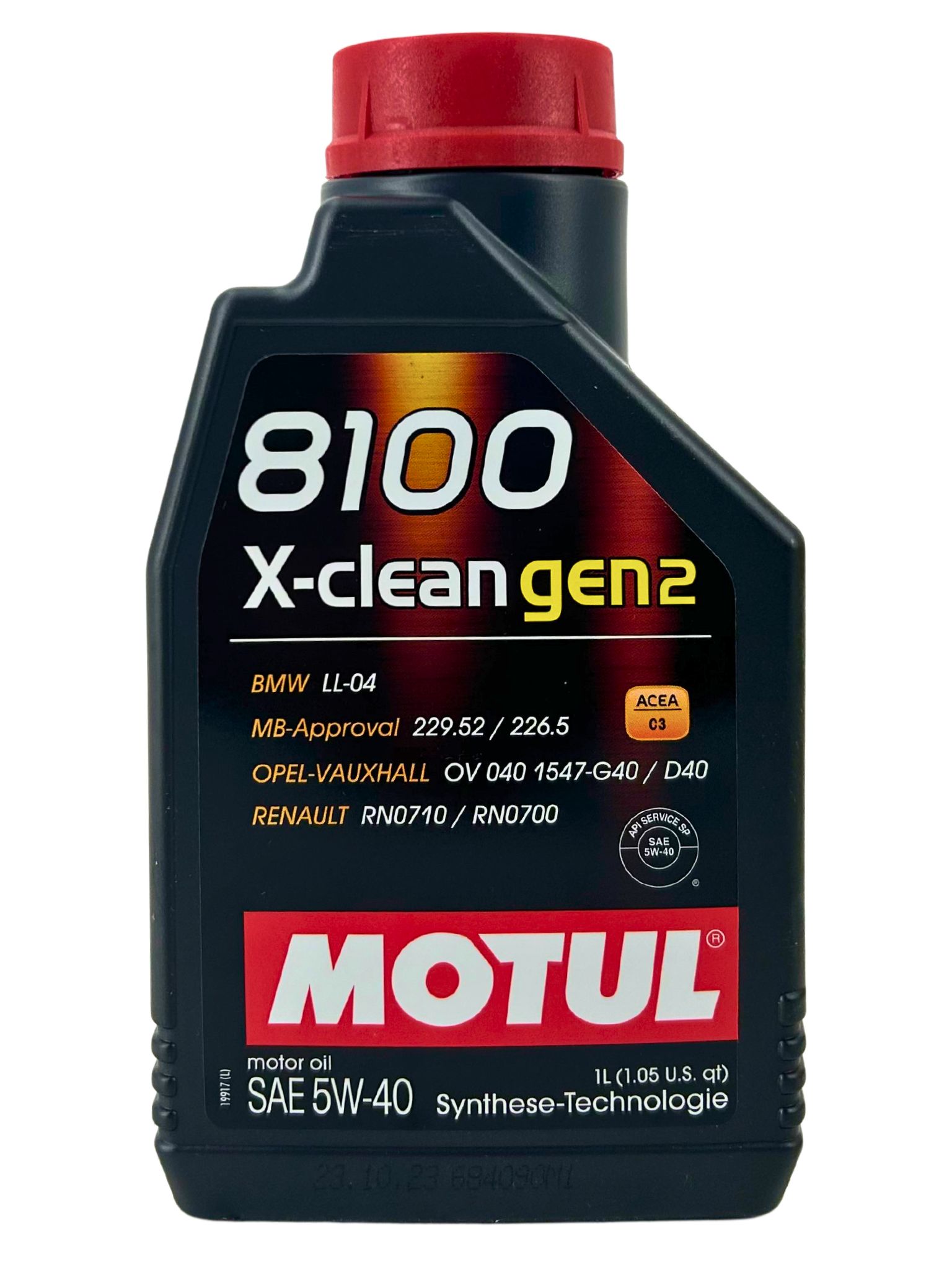 Motul 8100 X-Clean Gen2 5W-40