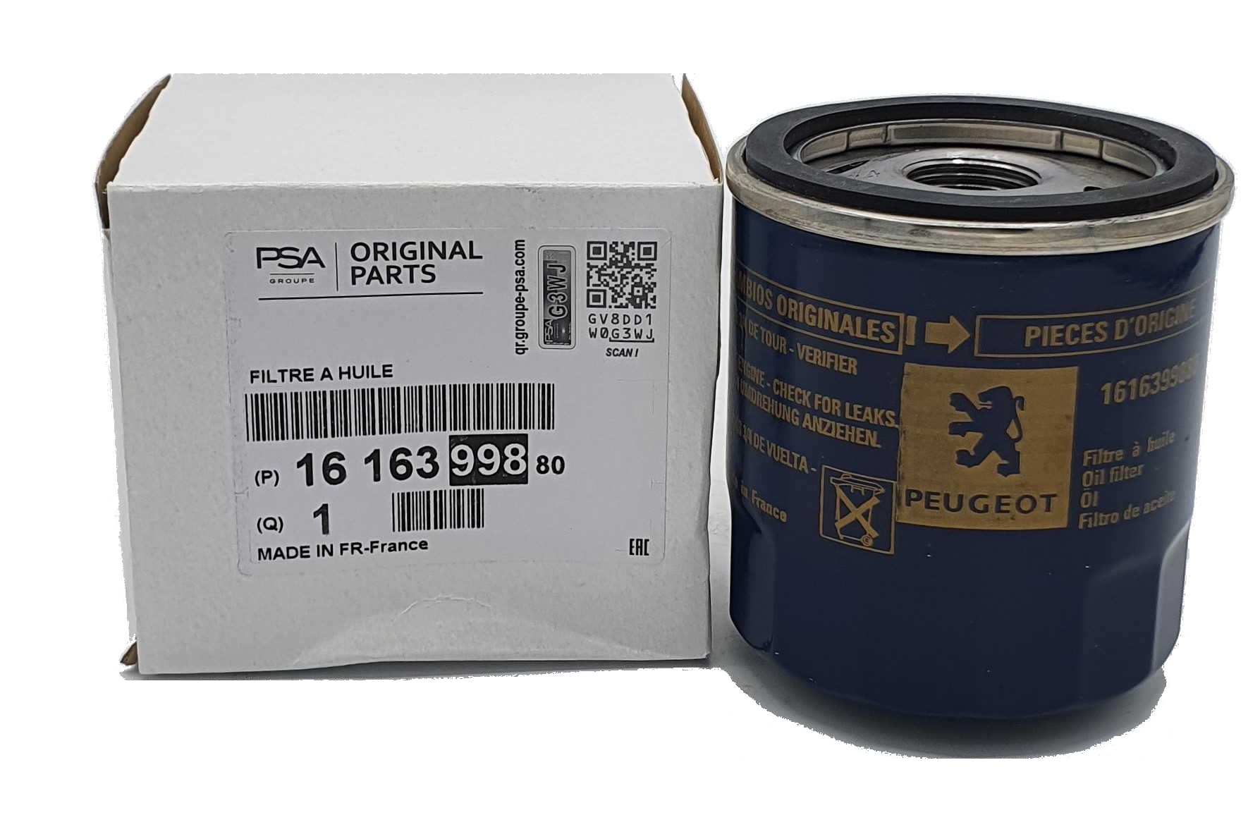 Original Citroen Peugeot öLfilter 1616399880 C1 I Ii 107 108 1 0 68 69 Ps